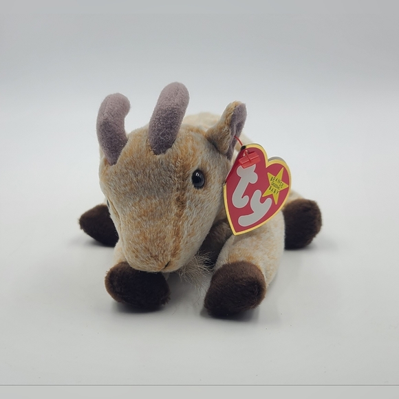 Vintage Goatee Ty Original Beanie Babies Goat Plush Toy 1999, Collectible - Picture 1 of 4